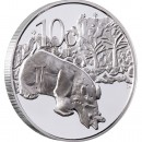 Silver Coin GOLDEN RHINO 2012 "Peace Park" Series- 1/2 oz